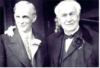 헨리 포드(Henry Ford)와 토머스 에디슨(Thomas Edison)