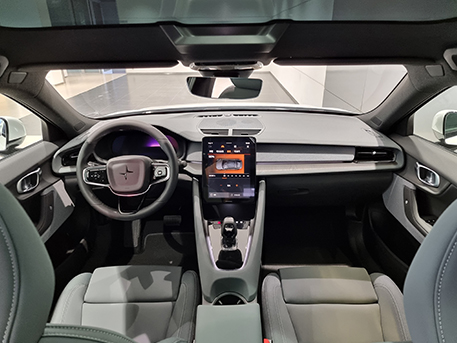 Polestar Polestar 2 전기차 폴스타 폴스타2 자동차내장 차체내장 자동차실내 자동차인테리어 인테리어 운전석 동승석 조수석