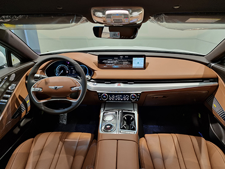 전기차 제네시스 G80EV Genesis 자동차내장 차체내장 자동차실내 자동차인테리어 인테리어 운전석 동승석 조수석